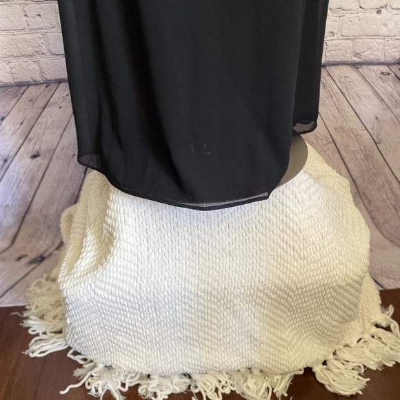 R&M Richards Black Evening Dress with Jacket Sz 18W - Picture 9 of 14